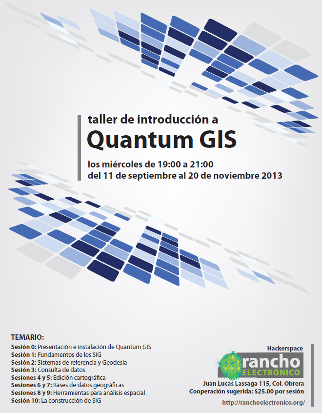 Taller de Introducción a Quantum GIS